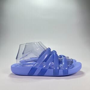 Crocs Splash Glossy Moon Jelly Lightweight Slip On Strappy Sandals Womens Size 8